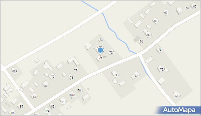 Sierakośce, Sierakośce, 75, mapa Sierakośce