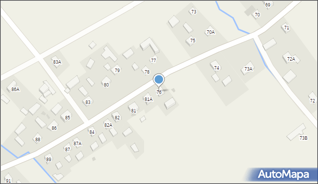 Sierakośce, Sierakośce, 76, mapa Sierakośce