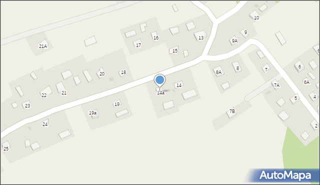 Sierakośce, Sierakośce, 97, mapa Sierakośce