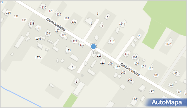 Sieraków, Sienkiewicza Henryka, 117, mapa Sieraków