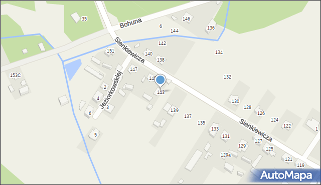 Sieraków, Sienkiewicza Henryka, 143, mapa Sieraków