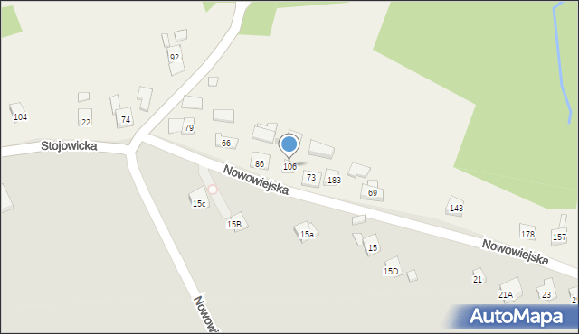 Sieraków, Sieraków, 106, mapa Sieraków