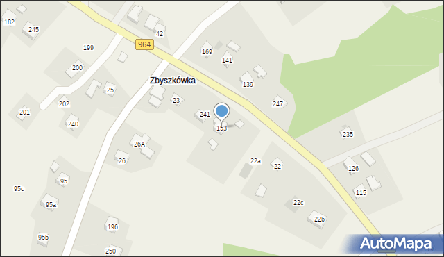 Sieraków, Sieraków, 153, mapa Sieraków
