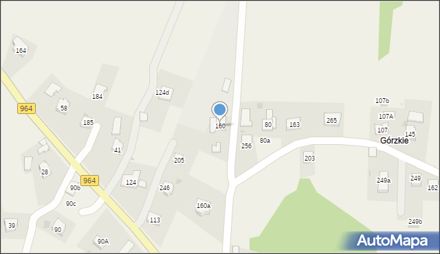 Sieraków, Sieraków, 160, mapa Sieraków