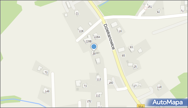 Sieraków, Sieraków, 20, mapa Sieraków