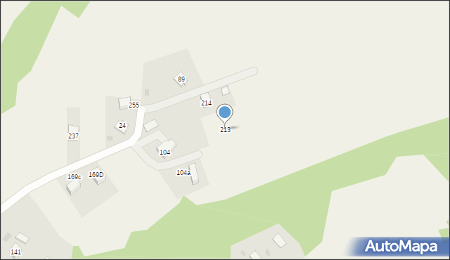 Sieraków, Sieraków, 213, mapa Sieraków