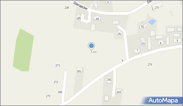 Sieraków, Sieraków, 277a, mapa Sieraków