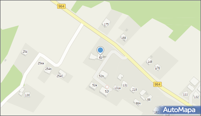 Sieraków, Sieraków, 52, mapa Sieraków