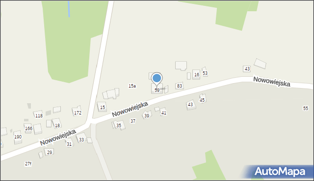 Sieraków, Sieraków, 59, mapa Sieraków