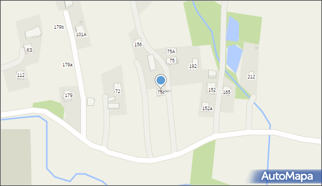 Sieraków, Sieraków, 75c, mapa Sieraków