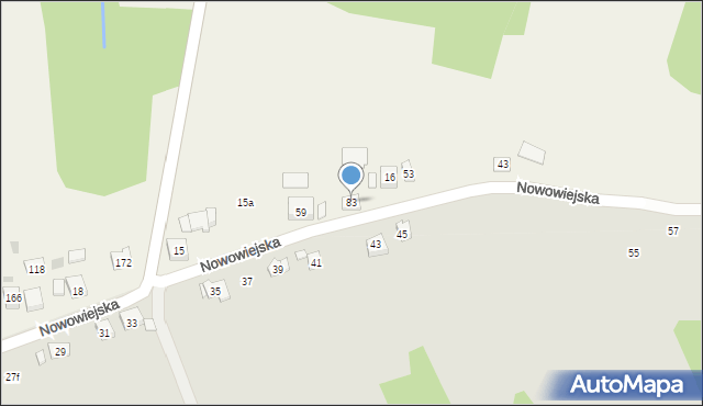 Sieraków, Sieraków, 83, mapa Sieraków