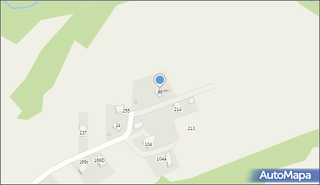 Sieraków, Sieraków, 89, mapa Sieraków