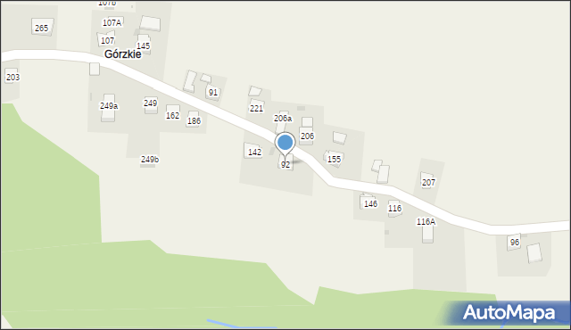 Sieraków, Sieraków, 92, mapa Sieraków