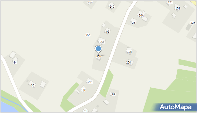 Sieraków, Sieraków, 95b, mapa Sieraków