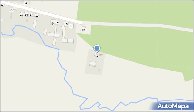 Sieraków, Sieraków, 1, mapa Sieraków