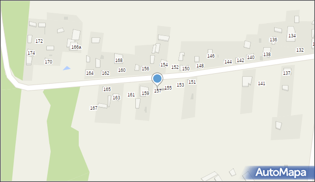 Sieraków, Sieraków, 157, mapa Sieraków