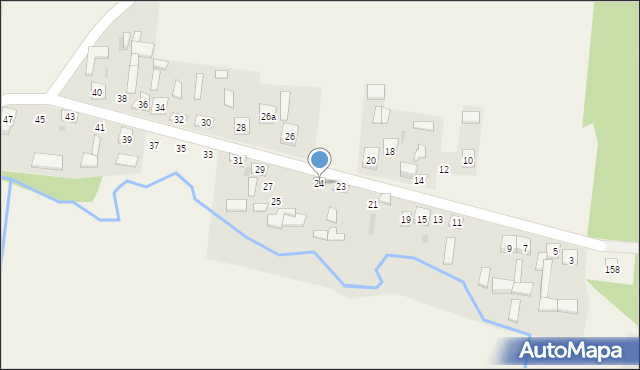 Sieraków, Sieraków, 24, mapa Sieraków
