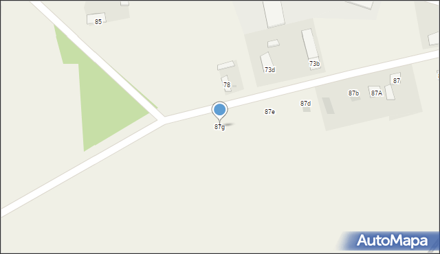 Sierakówek, Sierakówek, 87g, mapa Sierakówek