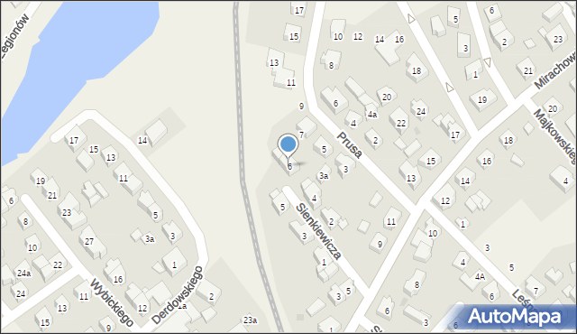 Sierakowice, Sienkiewicza Henryka, 6, mapa Sierakowice