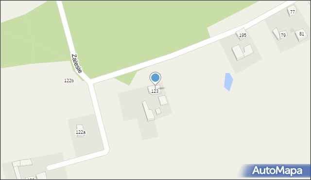 Sierakowice, Sierakowice, 123, mapa Sierakowice