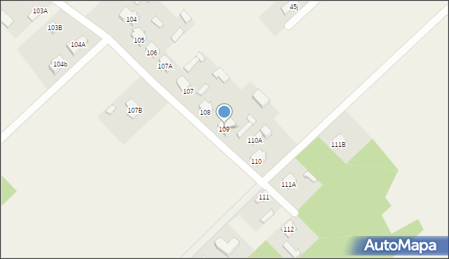 Sierakowice Lewe, Sierakowice Lewe, 109, mapa Sierakowice Lewe