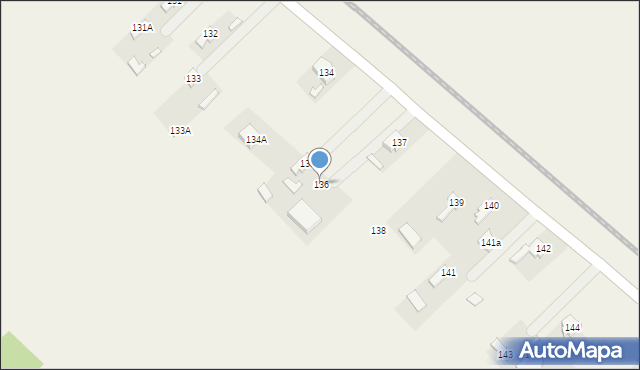 Sierakowice Lewe, Sierakowice Lewe, 136, mapa Sierakowice Lewe