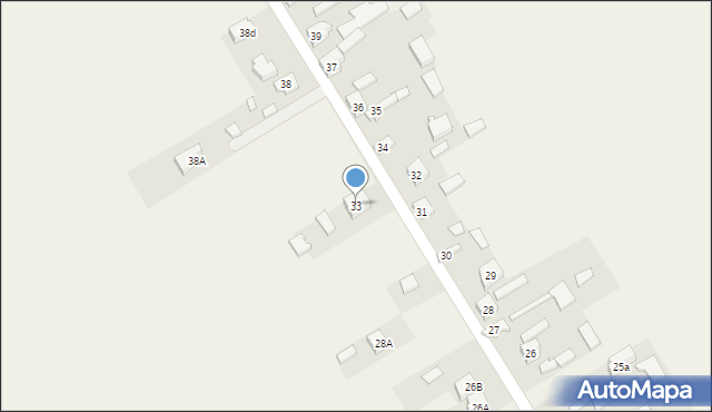Sierakowice Prawe, Sierakowice Prawe, 33, mapa Sierakowice Prawe
