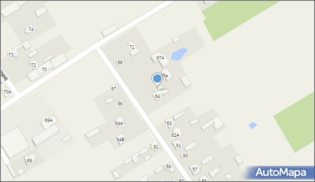 Sierakowice Prawe, Sierakowice Prawe, 65, mapa Sierakowice Prawe