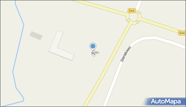 Sierakowo, Sierakowo, 56g, mapa Sierakowo