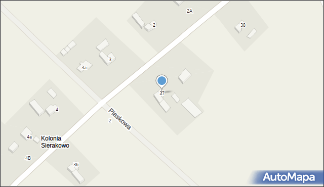 Sierakowo Słupskie, Sierakowo Słupskie, 37, mapa Sierakowo Słupskie