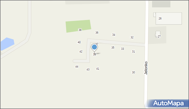 Sierakowska Huta, Sierakowska Huta, 39, mapa Sierakowska Huta