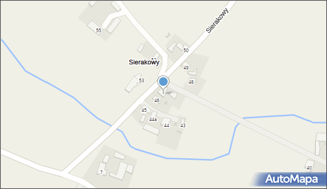 Sierakowy, Sierakowy, 47, mapa Sierakowy