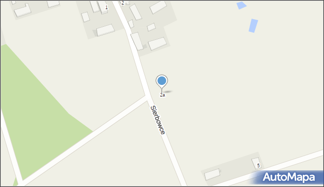 Sierbowce, Sierbowce, 2a, mapa Sierbowce