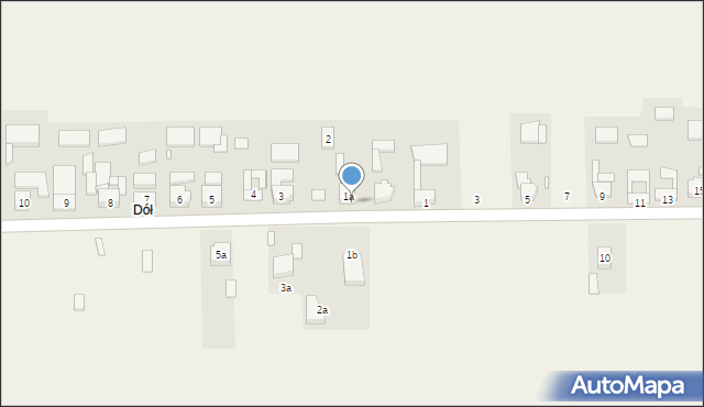 Sierbowice, Sierbowice, 1a, mapa Sierbowice