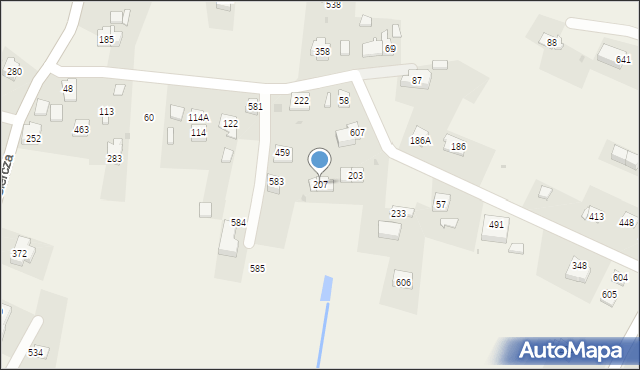 Siercza, Siercza, 207, mapa Siercza