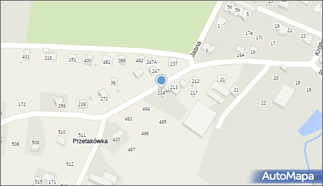 Siercza, Siercza, 214, mapa Siercza