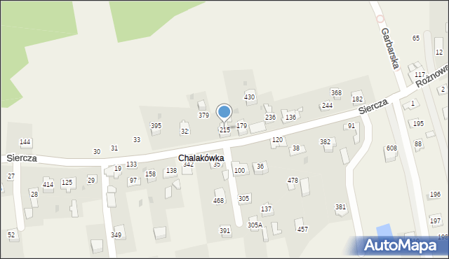 Siercza, Siercza, 215, mapa Siercza