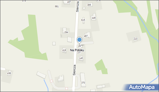 Siercza, Siercza, 24, mapa Siercza