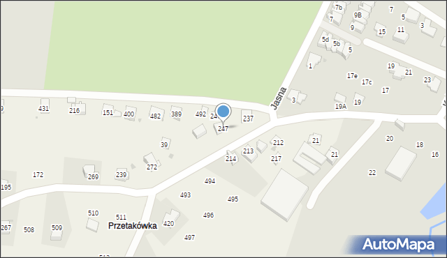 Siercza, Siercza, 247, mapa Siercza