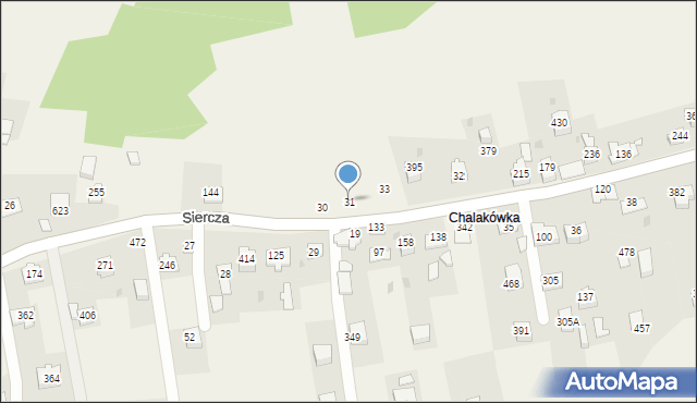 Siercza, Siercza, 31, mapa Siercza