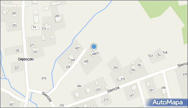 Siercza, Siercza, 449, mapa Siercza