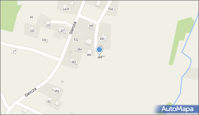 Siercza, Siercza, 499, mapa Siercza