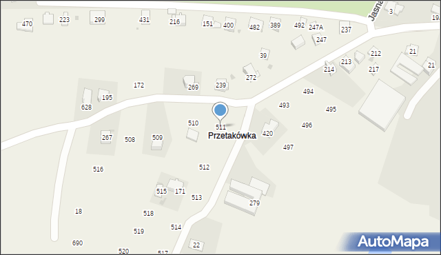 Siercza, Siercza, 511, mapa Siercza