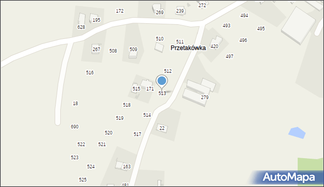 Siercza, Siercza, 513, mapa Siercza