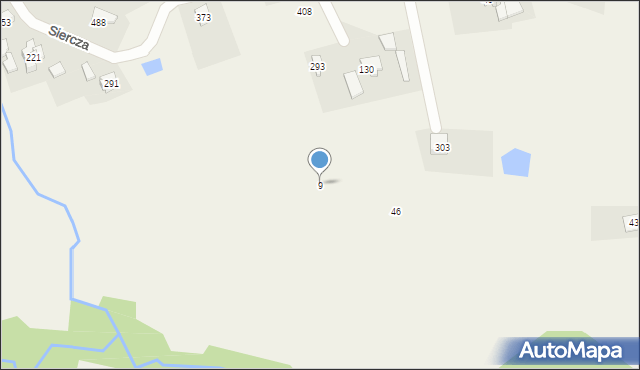 Siercza, Siercza, 9, mapa Siercza