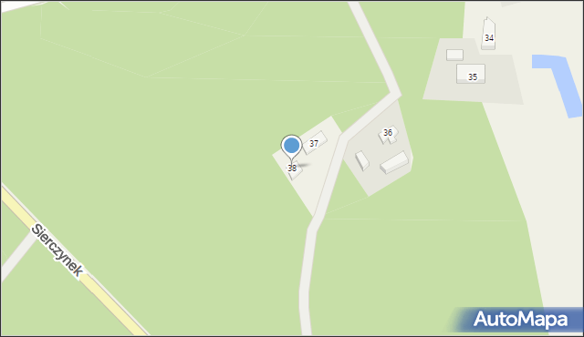 Sierczynek, Sierczynek, 38, mapa Sierczynek
