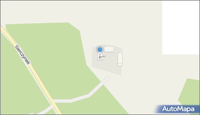 Sierczynek, Sierczynek, 40, mapa Sierczynek