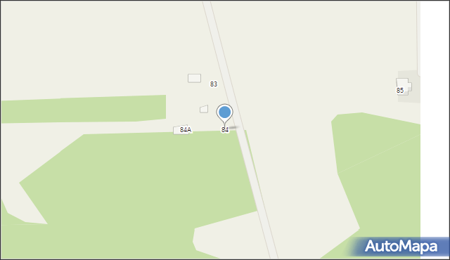 Sierki, Sierki, 84, mapa Sierki