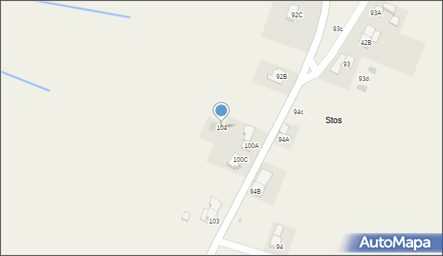 Sierockie, Sierockie, 104, mapa Sierockie