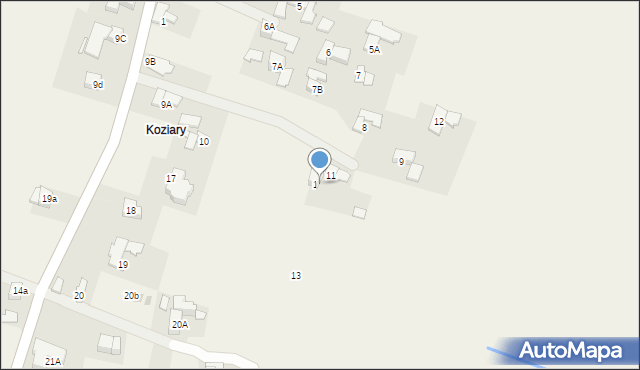 Sierockie, Sierockie, 11a, mapa Sierockie